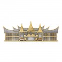 11" x 15.5" VIP Frame with Gold Plated Pewter - Rumah Minang