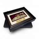 11" x 15.5" VIP Frame with Gold Plated Pewter - Kuala Lumpur Landmark