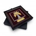 16" x 16" VIP Frame with Gold Plated Pewter - Kelapa Sawit (Oil Palms)