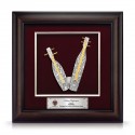 16" x 16" VIP Frame with Gold Plated Pewter - Sape