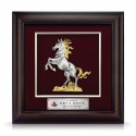 16" x 16" VIP Frame with Gold Plated Pewter - Horse Of Fortune