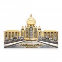 6.5" x 8.5" Frame with Gold Plated Pewter - Perdana Putra Building