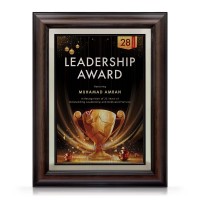 10.5" x 13.5" Award Plaque : Leadership Award 10.5" x 13.5" Award Plaque : Leadership Award