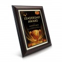 10.5" x 13.5" Award Plaque :  Leadership Award