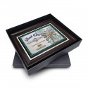 9" x 11" Award Plaque with Gold Plated Pewter - Kelapa Sawit (Oil Palm)