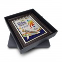 9" x 11" Award Plaque with Gold Plated Pewter - Keris (Kris)