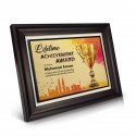9" x 11" Award Plaque - Lifetime Achievement Award