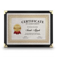 9.5" x 13" Dark Black Certificate Frame 9.5" x 13" Dark Black Certificate Frame