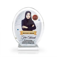 5" x 6.5" Round Crystal Glass Awards 5" x 6.5" Round Crystal Glass Awards