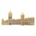 11" x 16.5" VIP Songket Frame with Gold Plated Pewter - Sultan Abdul Samad Building