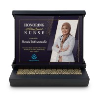 7" x 9" Plaque in Songket Horizontal 7" x 9" Plaque in Songket Horizontal