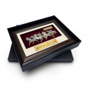 8.5" x 12" VIP Frame with Gold Plated Pewter - Eight Horses