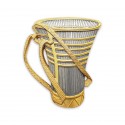 8" x 8" Solid Frame with Gold Plated Pewter - Wakid Sabah