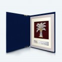 7" x 9" Book Frame with Gold Plated Pewter