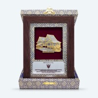 6" x 8" Songket Frame with Gold Plated Pewter 6" x 8" Songket Frame with Gold Plated Pewter
