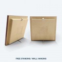 6" x 6" Frame with Gold Plated Pewter : Tengkolok
