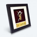 6" x 6" Frame with Gold Plated Pewter : Pitcher Plant
