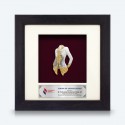 6" x 6" Frame with Gold Plated Pewter : Kebaya Nyonya