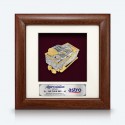 7" x 7" Frame with Gold Plated Pewter - Tepak Sireh