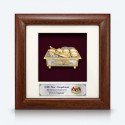 7" x 7" Frame with Gold Plated Pewter - Tepak Sireh