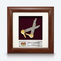 7" x 7" Frame with Gold Plated Pewter - Sompoton 7" x 7" Frame with Gold Plated Pewter - Sompoton