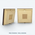 7" x 7" Frame with Gold Plated Pewter - Keris (Kris)